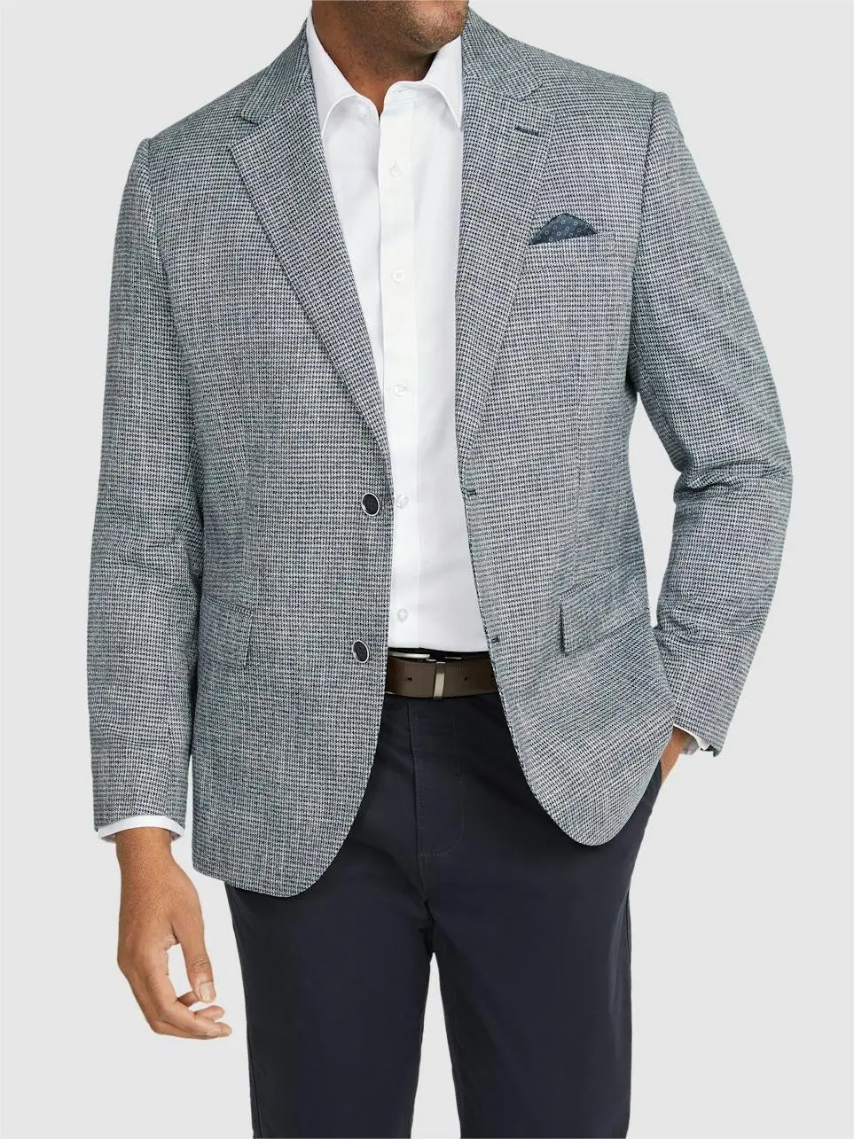 Trendy Checked Slim-Fit Blazers