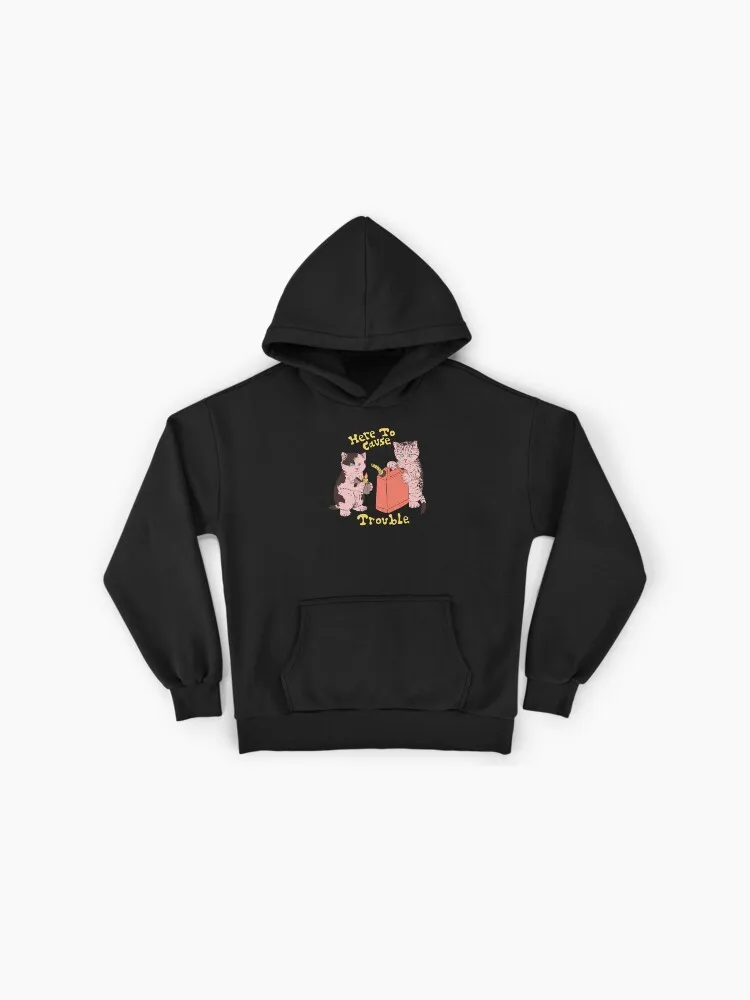 Here To Cause Trouble Premium Oversized Hoodie
