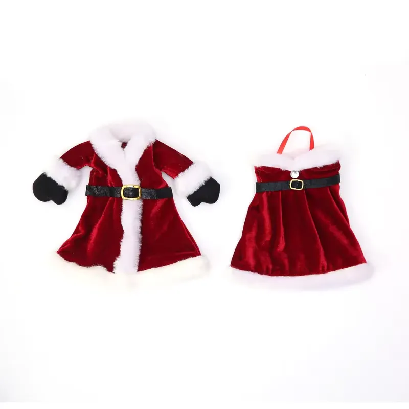Christmas Wine Bottle Cover Set