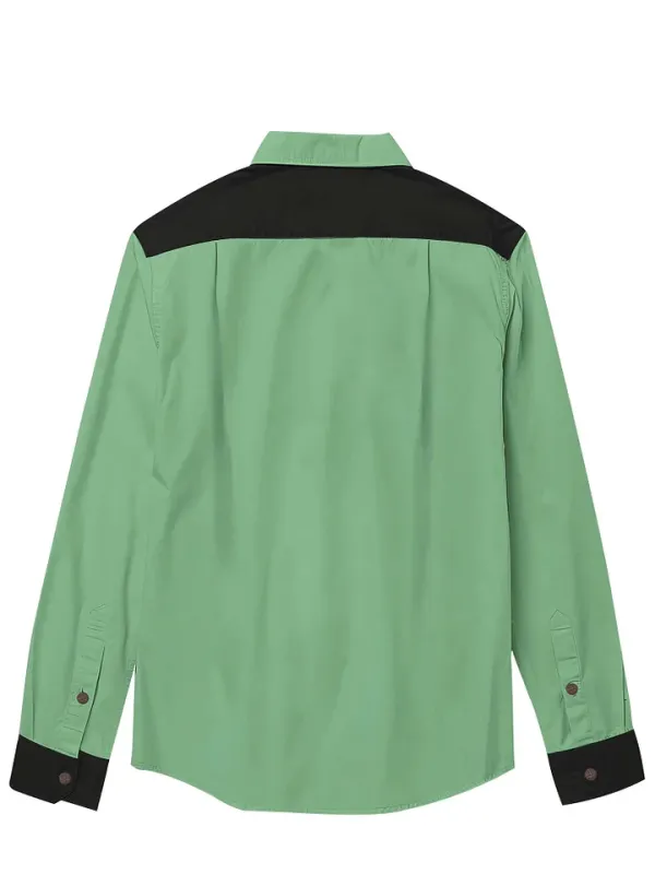 Alien Cowboy Playing Guitar - 100% Cotton Long Sleeves Shirt