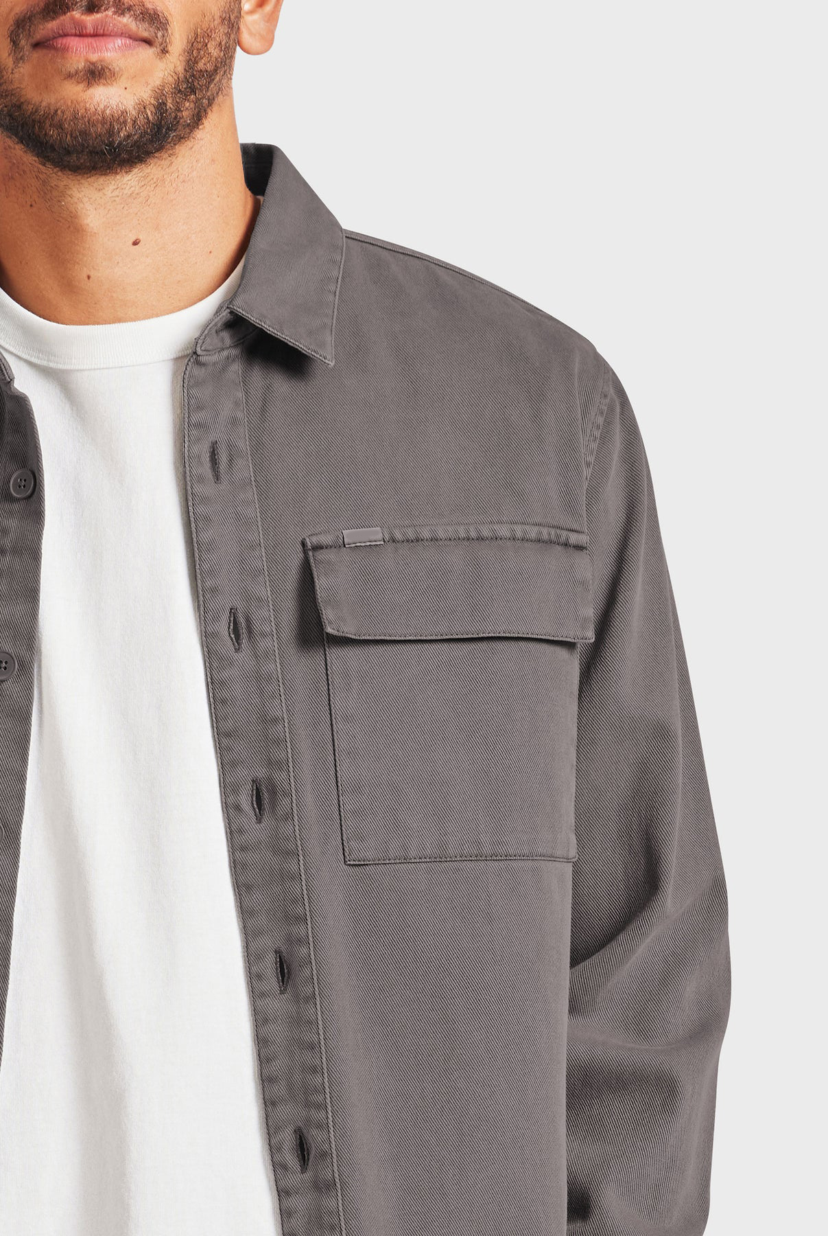 Essential Overshirt- Dutch blue