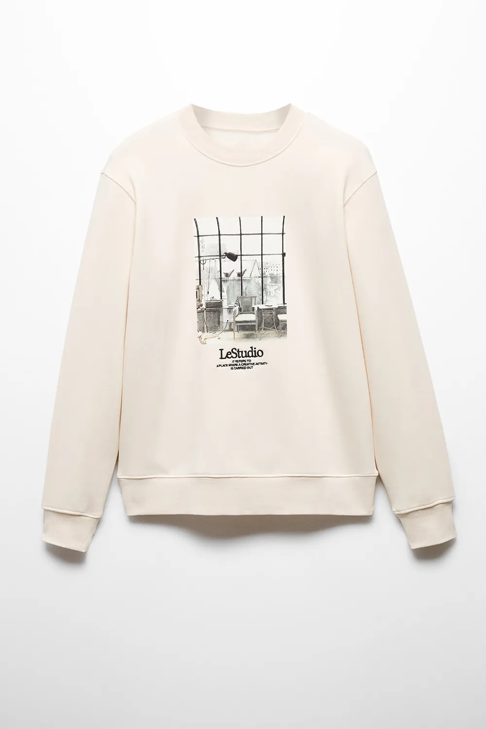 Art Graphic Crew Neck Sweatshirts