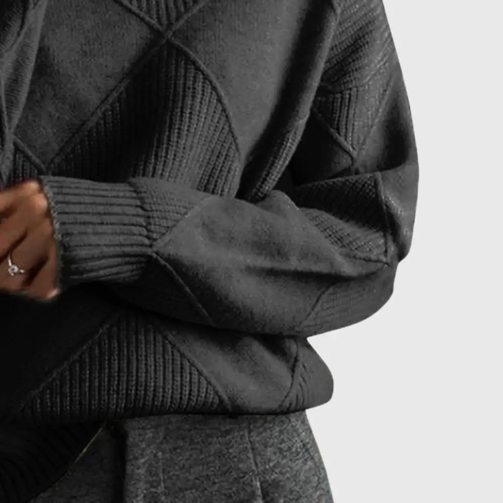 Classic Turtleneck Knit Sweater