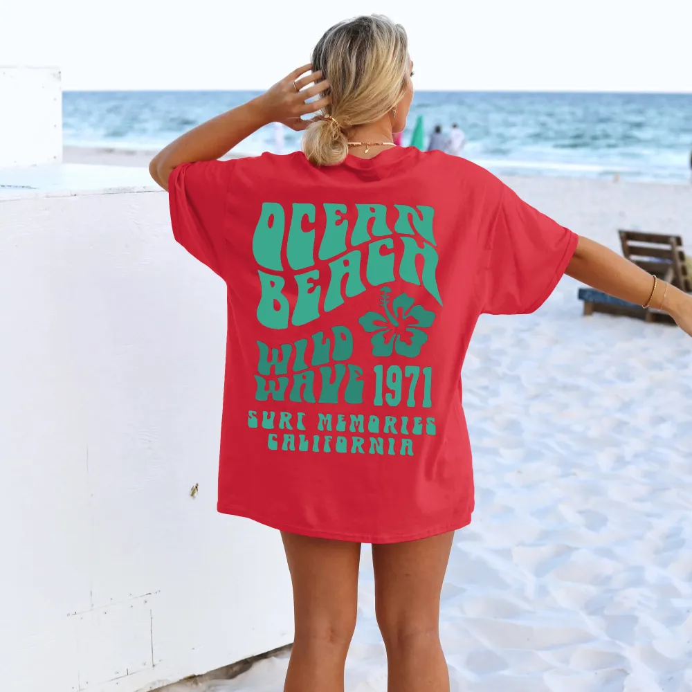 Ocean Beach Matching Short Sleeve Tees