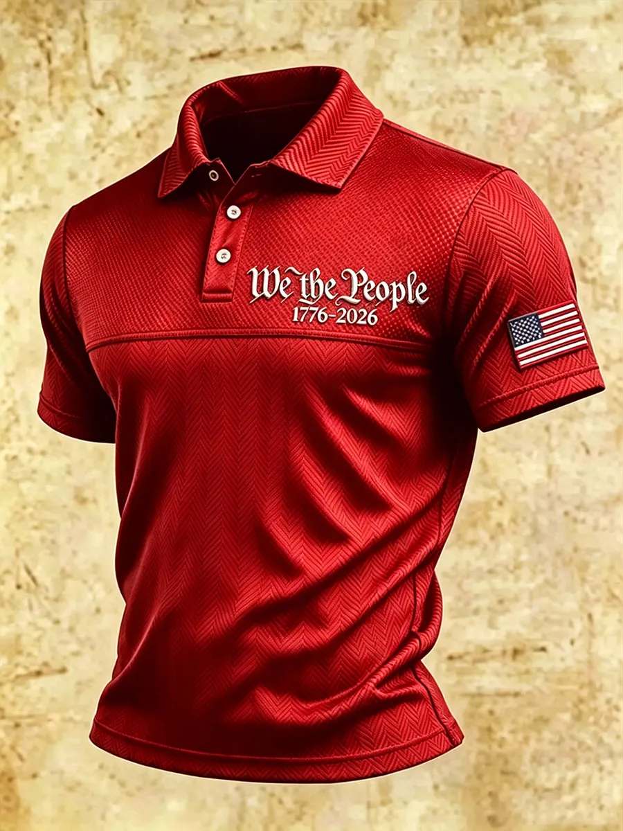 Men's 250th Anniversary of American Independence Polo Shirt