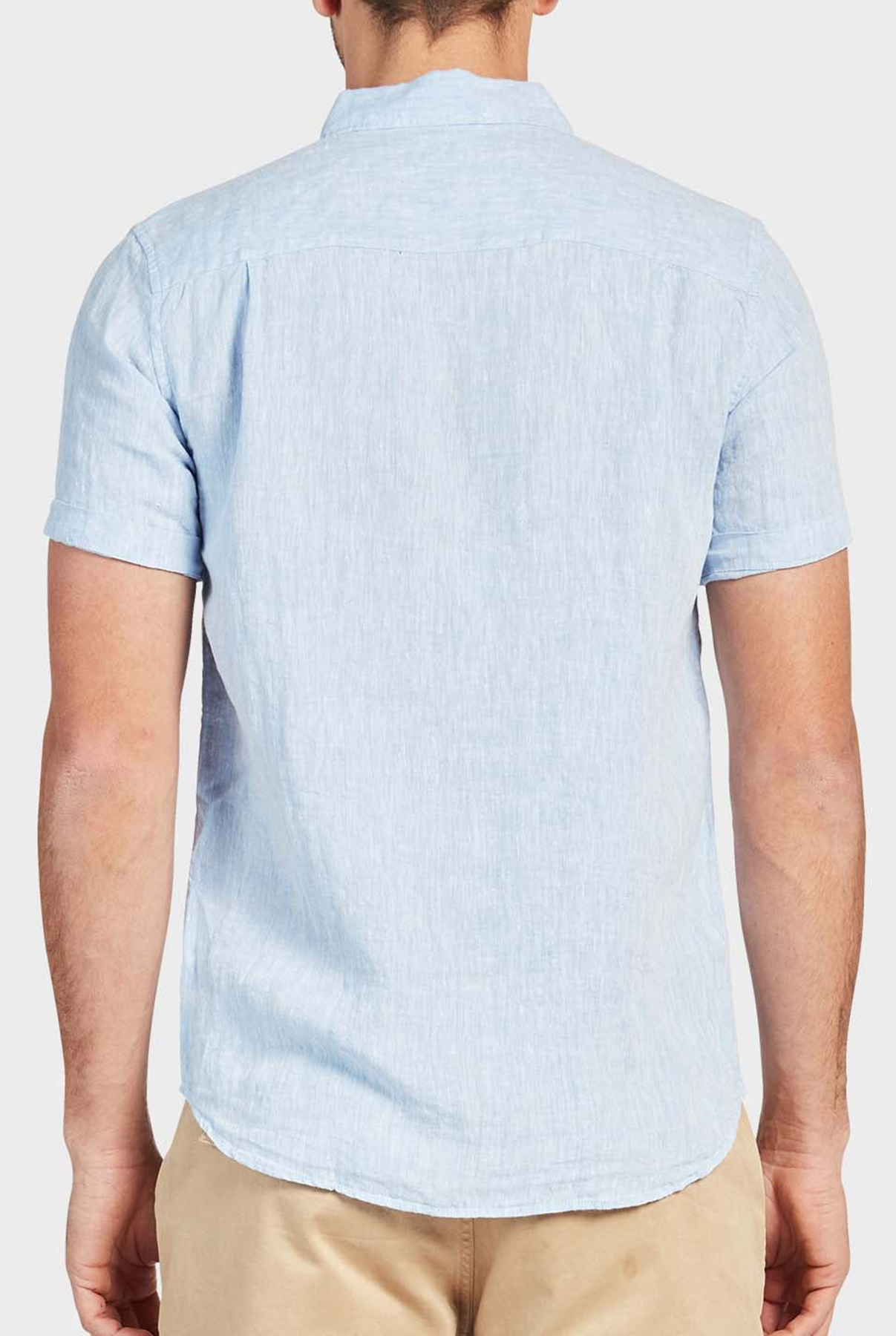 Hampton Linen SS Shirt-White