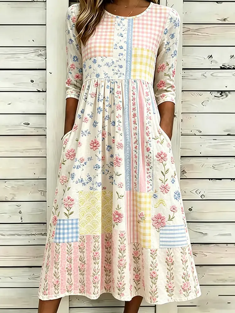 Women'S Printed Casual Dress
