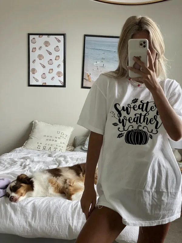 Women's Sweater Weather Graphic Tee