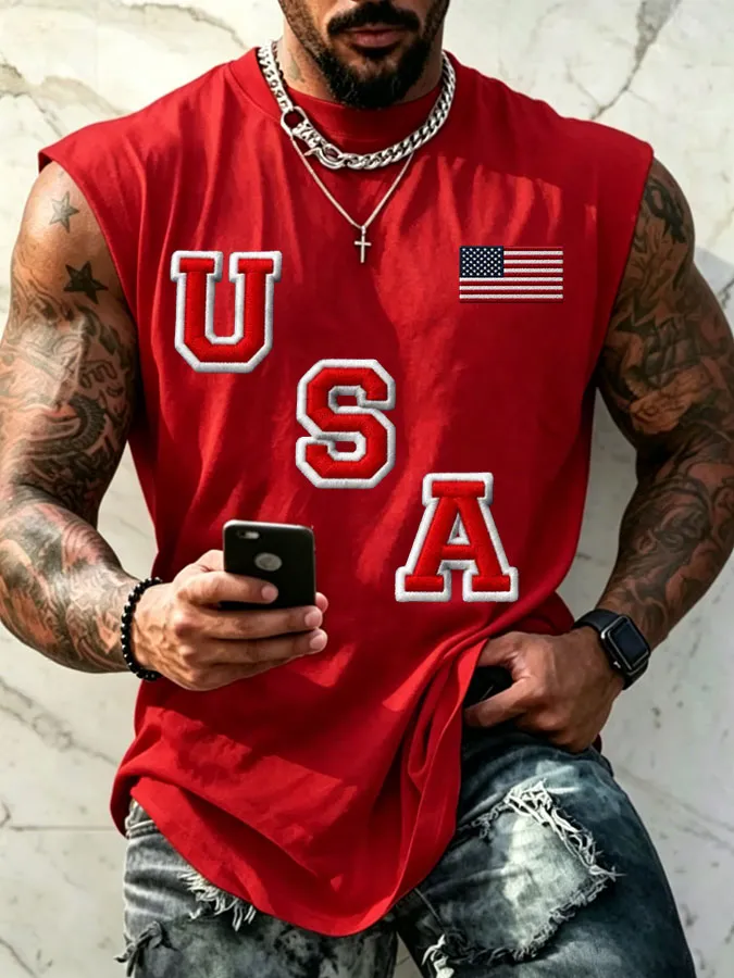 Men's The United States of America Tank Top