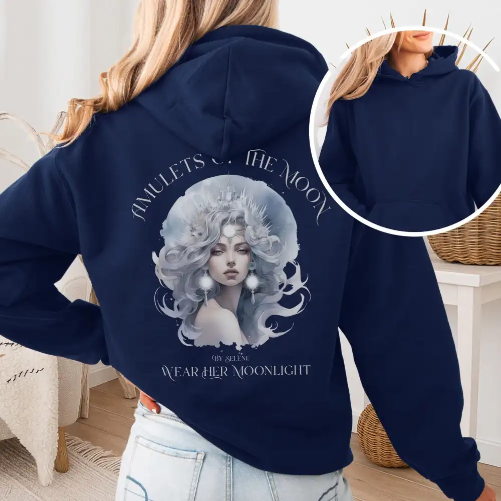 Moon Print Hoodie