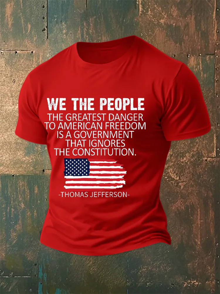 Men'S We The People Crew Neck Short Sleeve T-Shirt