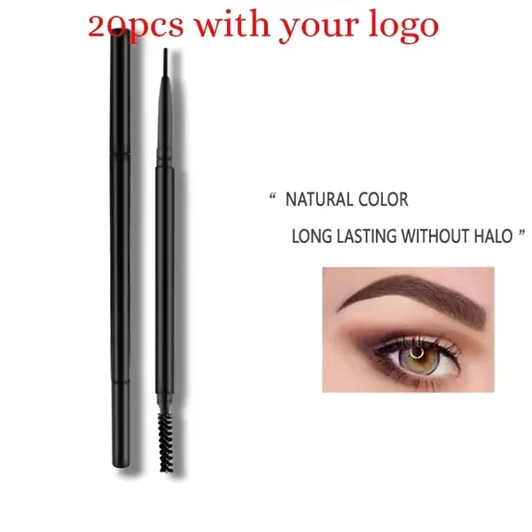 Long-Lasting Sweat-Proof Double-Ended Eyebrow Pencil