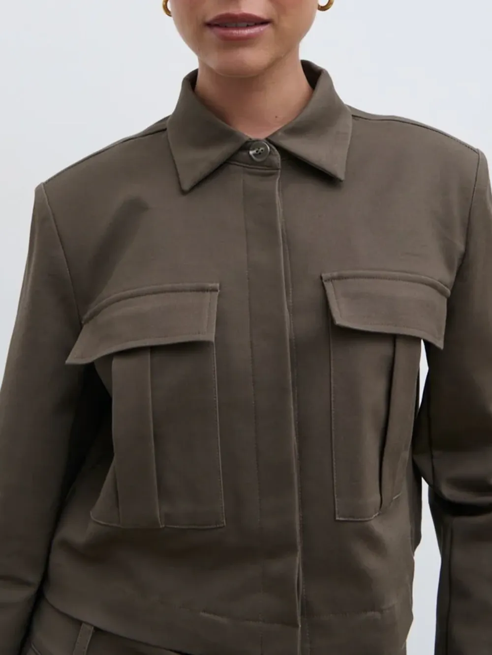 Long Sleeve Boxy Shirt