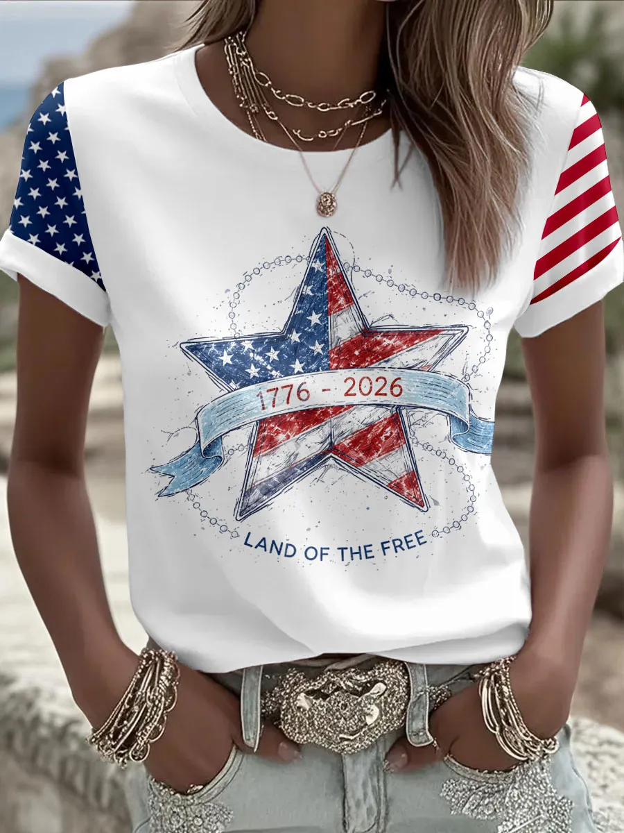 Women's 250th Anniversary Casual T-shirt