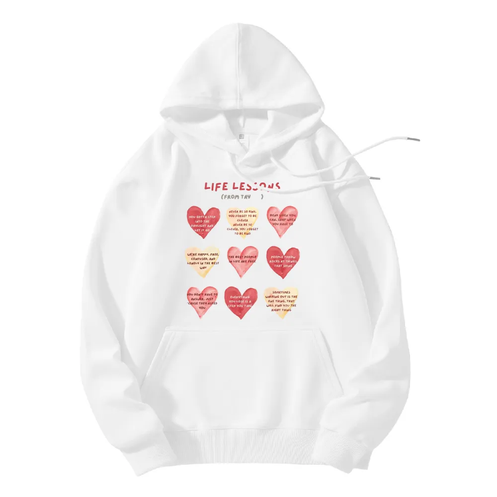 Funny Heart Printed Hoodies