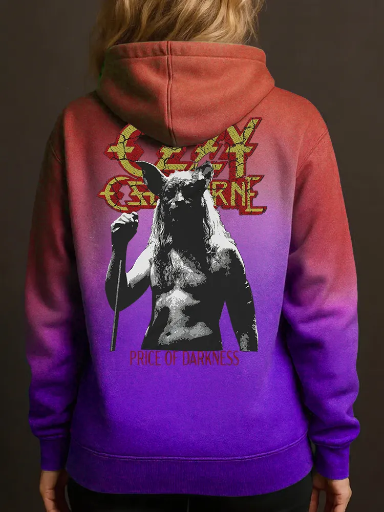 Women 's Gothic Print Daily Hoodie