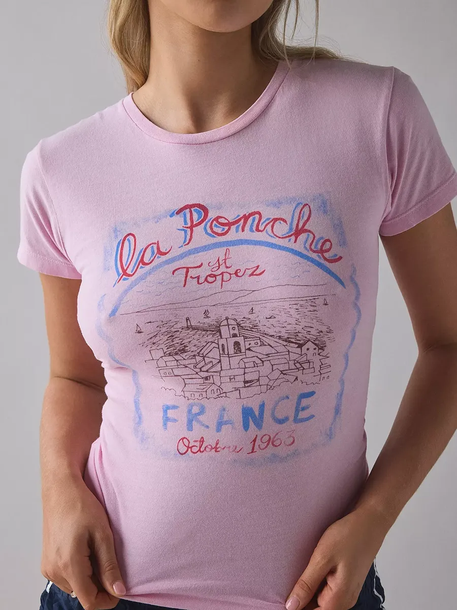 Women's Dreamy Pattern Printed Pure Cotton T-Shirt