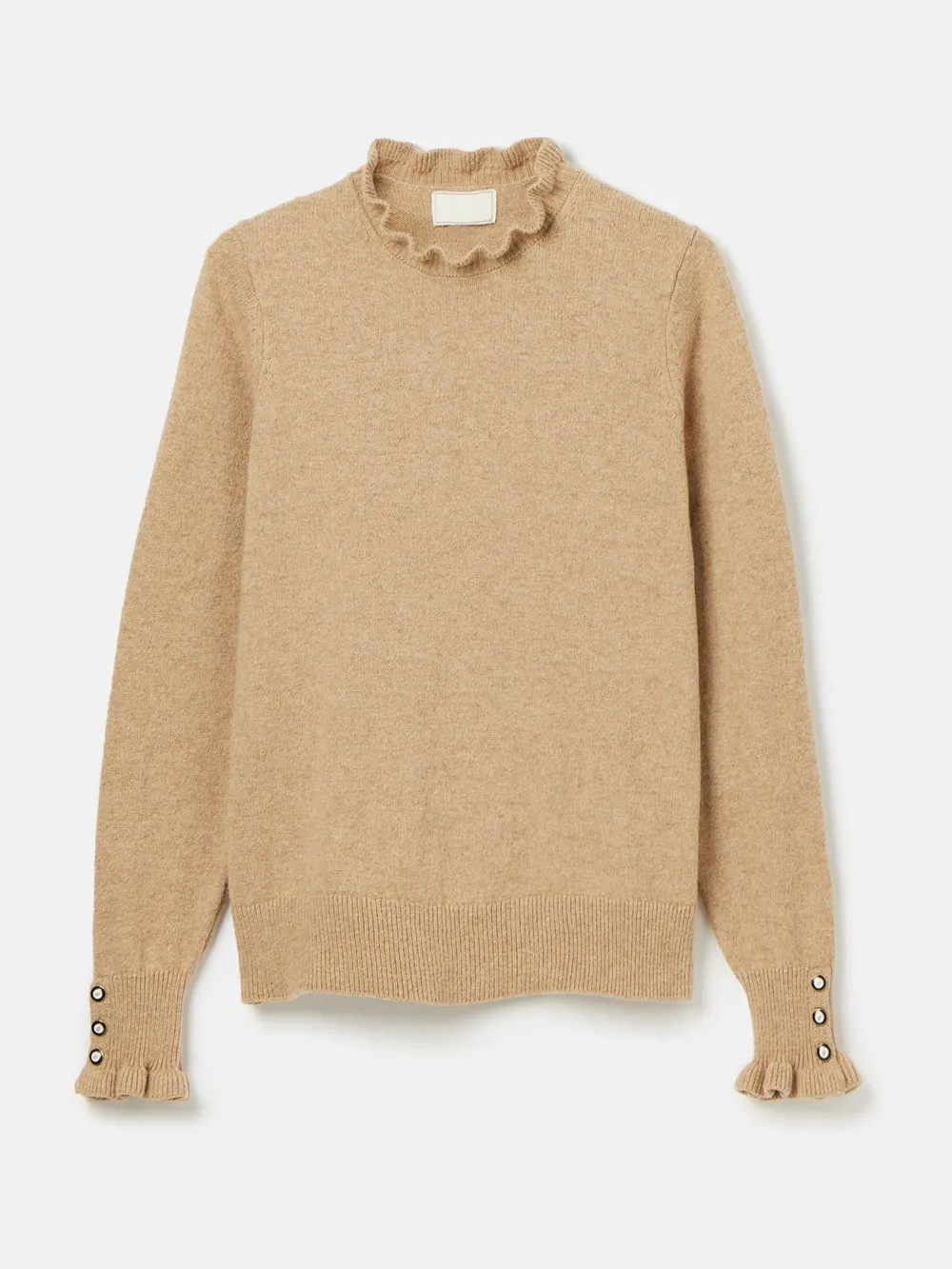 Oat Frill Neck Jumper