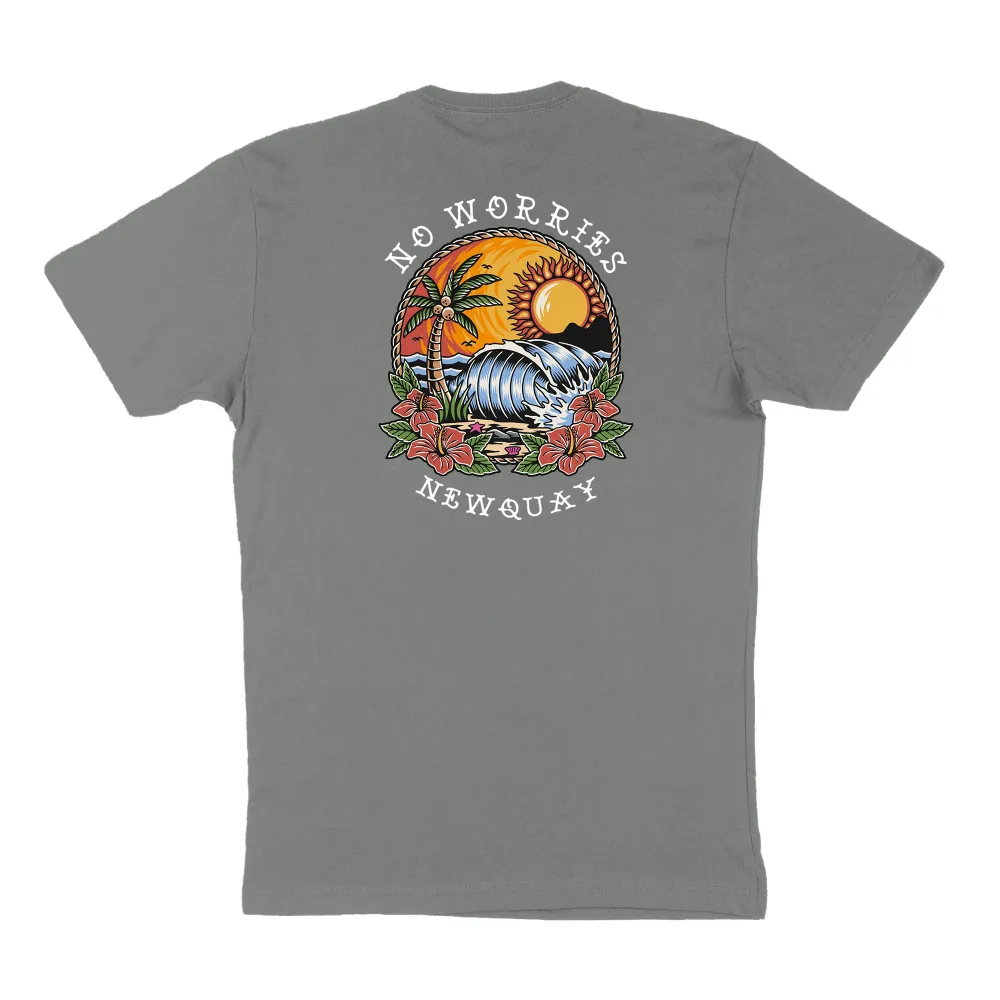 Coastal Relaxation Print T-Shirts