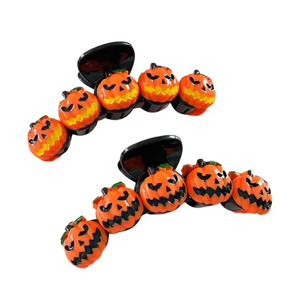 Halloween 2pcs Halloween Funny Pumpkin Hair Claw