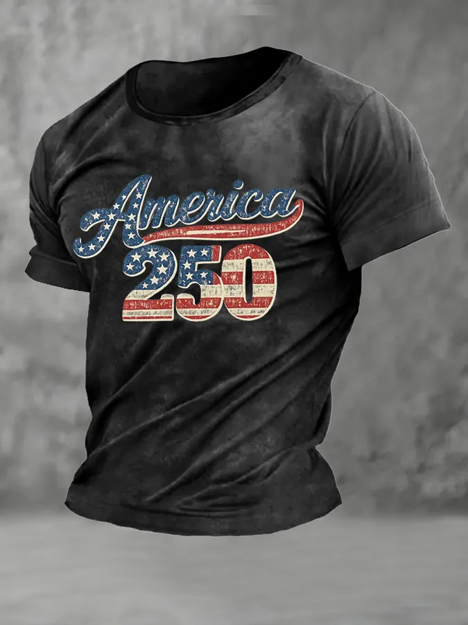 Men'S Independence Day Printed Casual T-Shirt