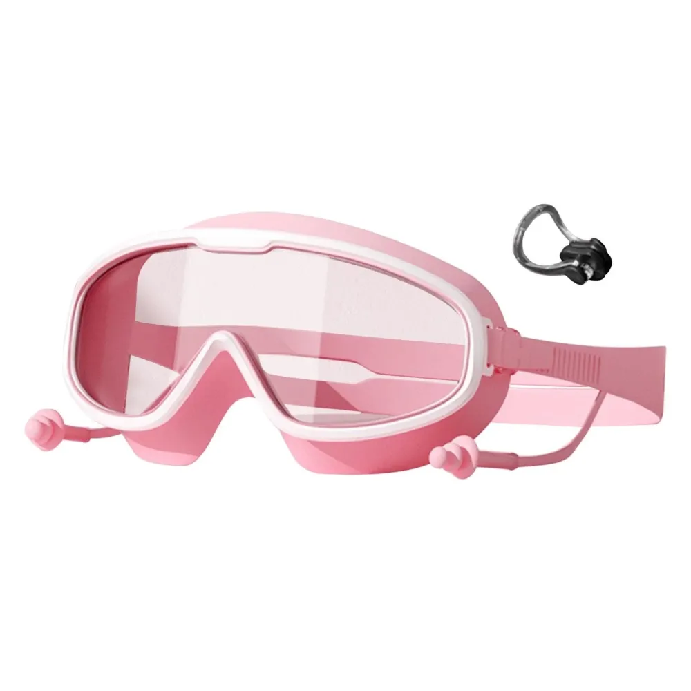 Large-Frame Children'S Swimming Goggles Come With Waterproof Earplugs