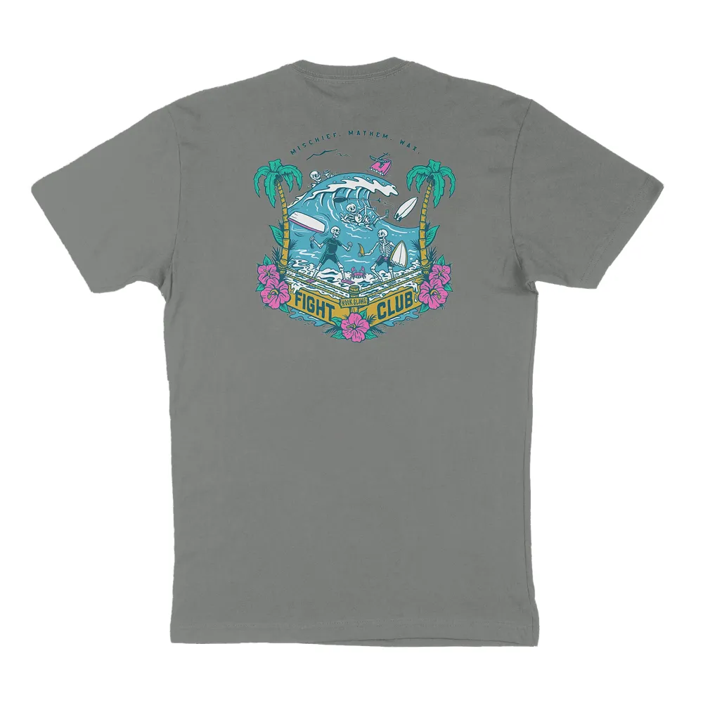 Tropical Round-Neck Printed T-Shirts