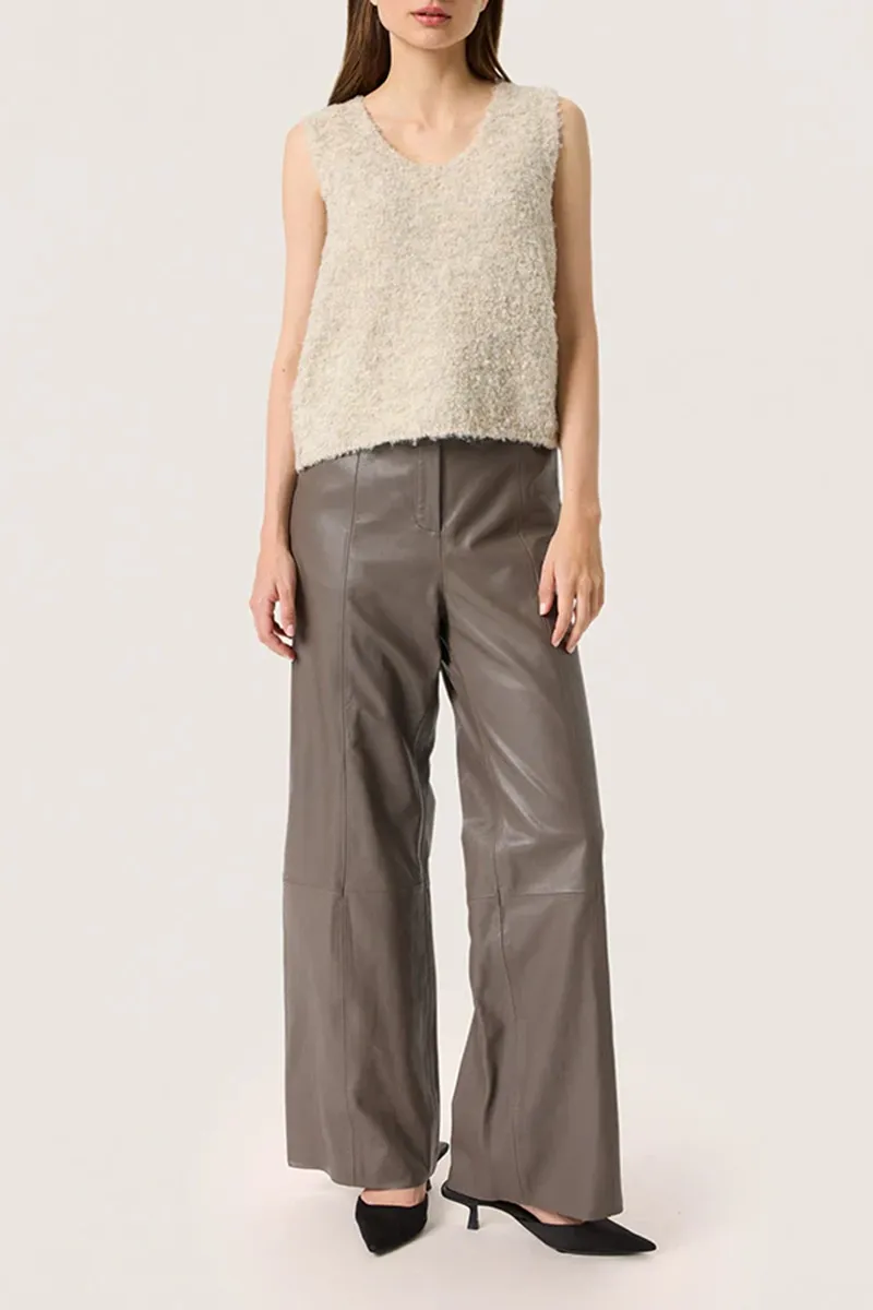 V Neck Stretch Knit Vests