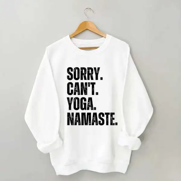Yoga Lover Statement Sweatshirt
