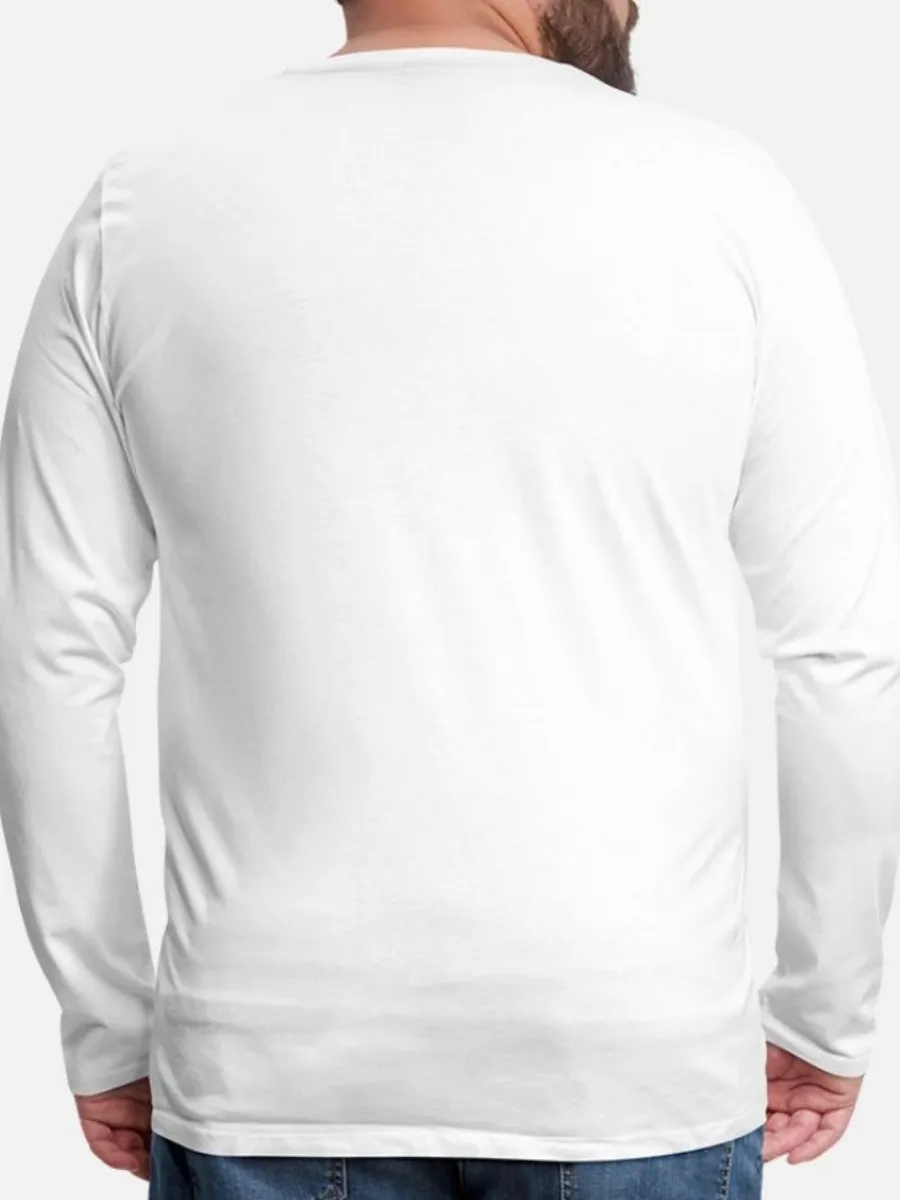Men's Pirate Ship Print Casual Style Long-Sleeved T-Shirt