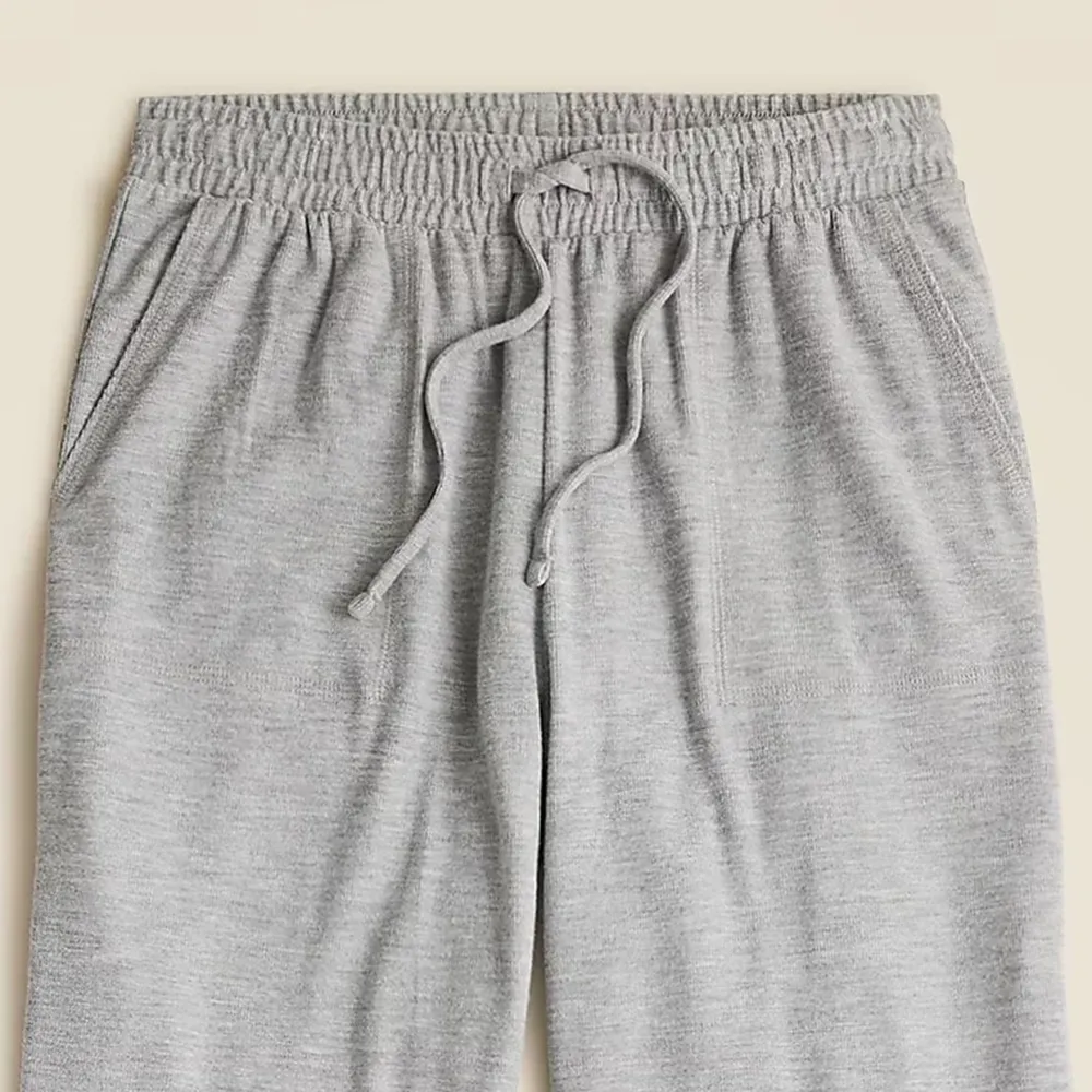 Soft Rib Wide-Leg Pants
