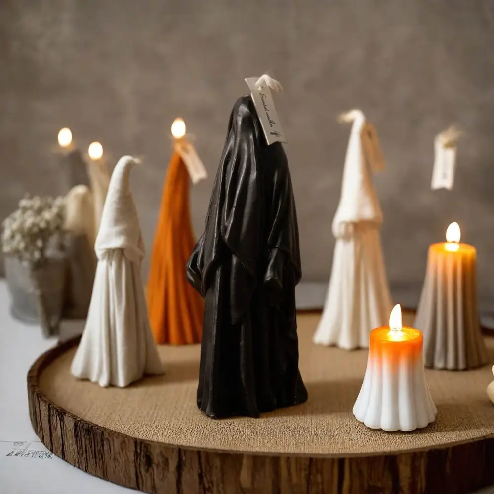 Halloween Skull Ghost Scented Candles Home Decor 5.5*5*13