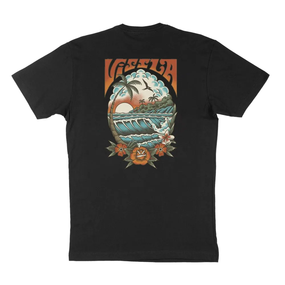 Tropical Wave Floral Graphic T-Shirt