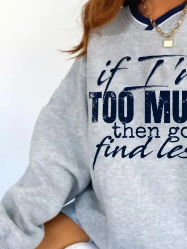 Casual Over Sized V-Neck Sweatshirt