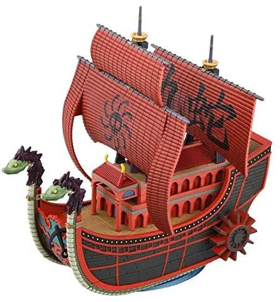 Double Snake Head Pirate Ship Model Toy