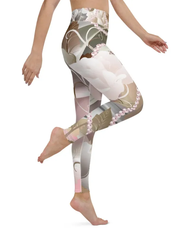 Pearl Floral Leggings