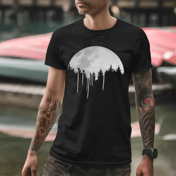 Paint Moon - 100% Cotton T-Shirt