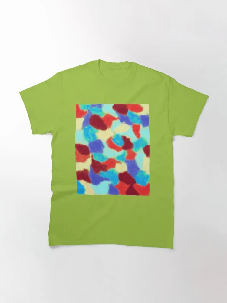 Tye Dye Look Multi Color Classic T-Shirt