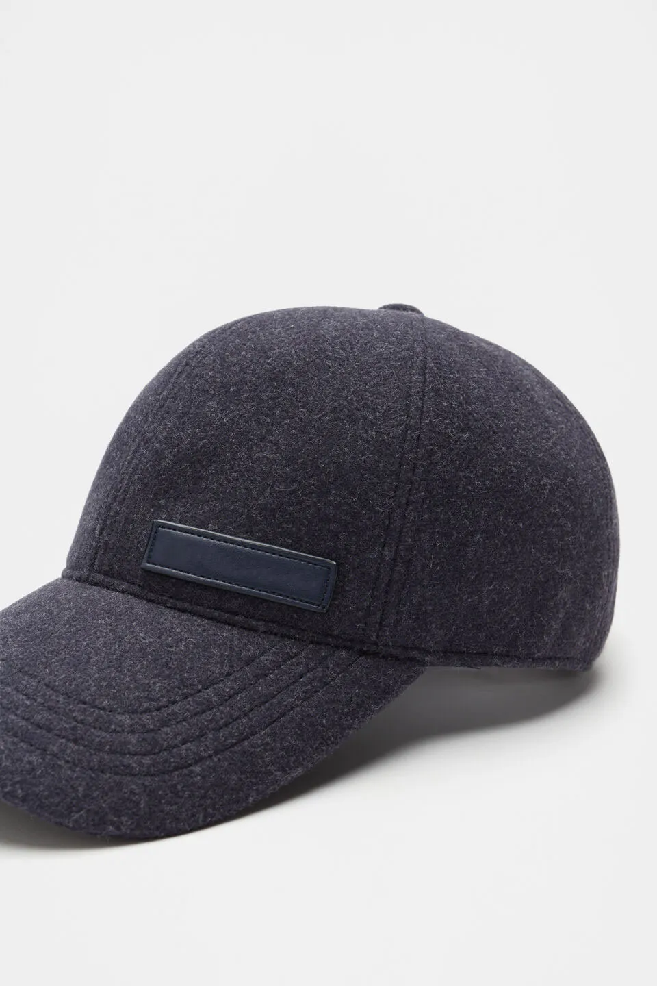 Dark Blue Basic Felt Cap
