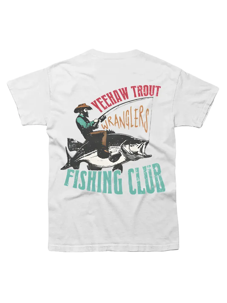 Trendy Western Fishing Club T-shirt