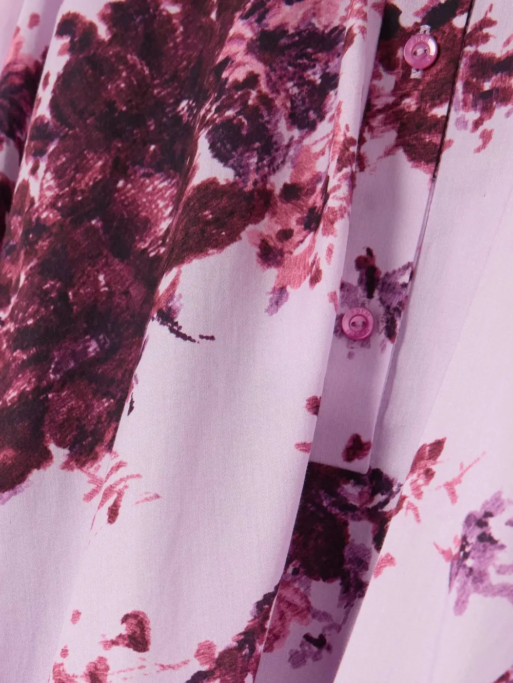 Ruffled Hem Printed Dress