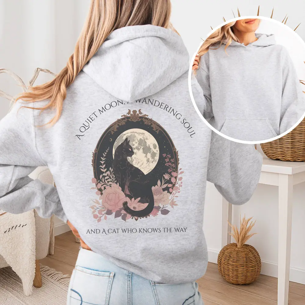 The Cat Who Knows the Way Hoodie