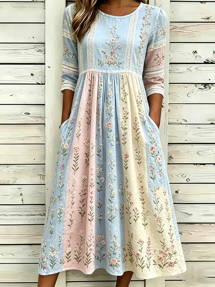 Women'S Printed Casual Dress