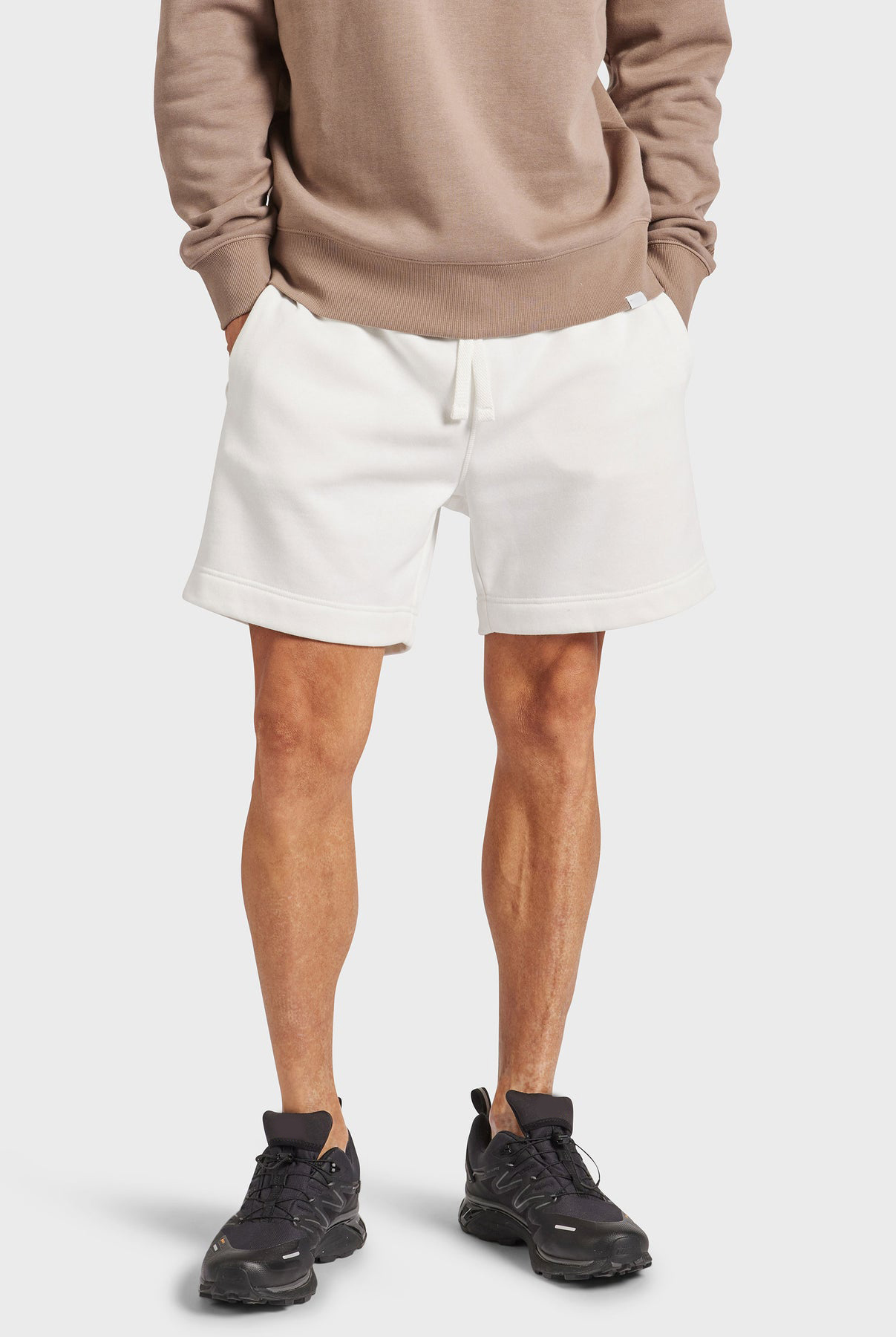 Academy Sweat Short-Oxford heather