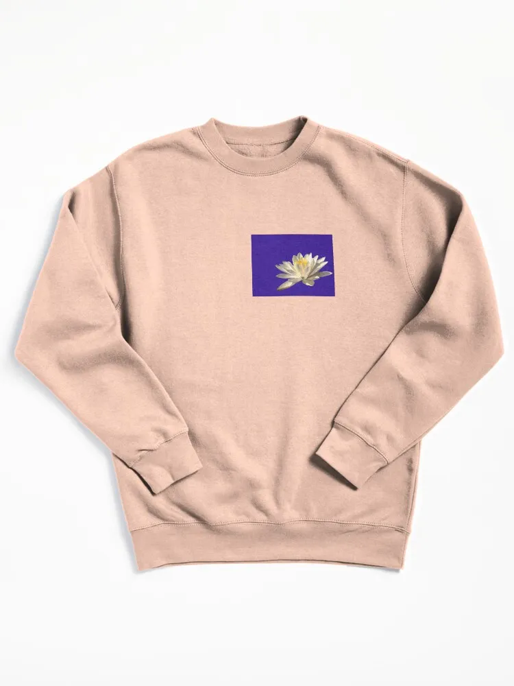 Water Lily Blues Pullover Sweatshirt