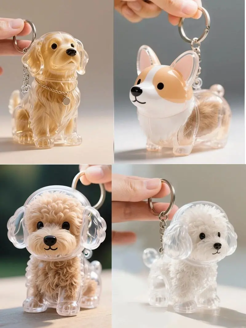 🎉Pet Hair Storage Keychain, the keychain for storing your cute pet's hair, is now on 50% off!