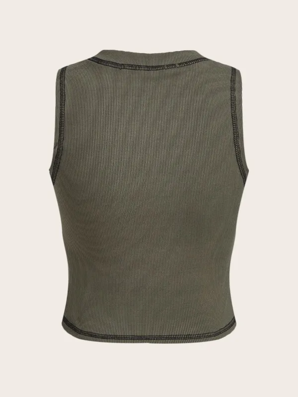 Y2k Gothic Graphic Tank Top