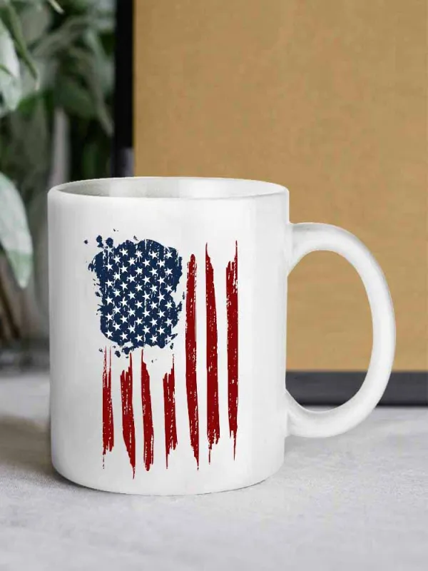 Double-Sided Mug With National Flag Print