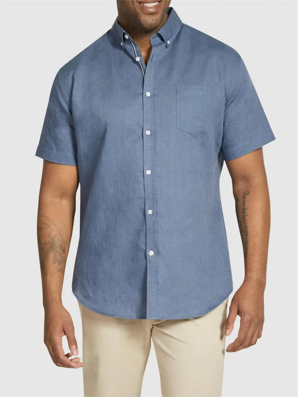 Men's Breathable Linen Short Sleeve Shirts