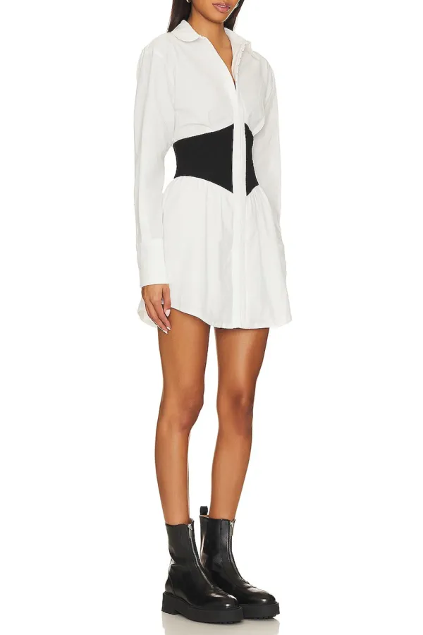 Corset Shirt Dress